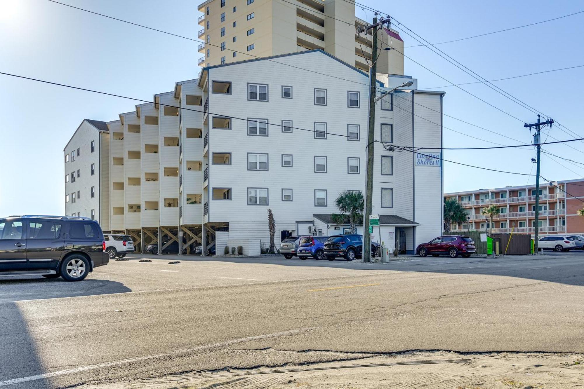 Cozy Beachfront Condo With Wifi, Views And Pool Access Myrtle Beach Bagian luar foto
