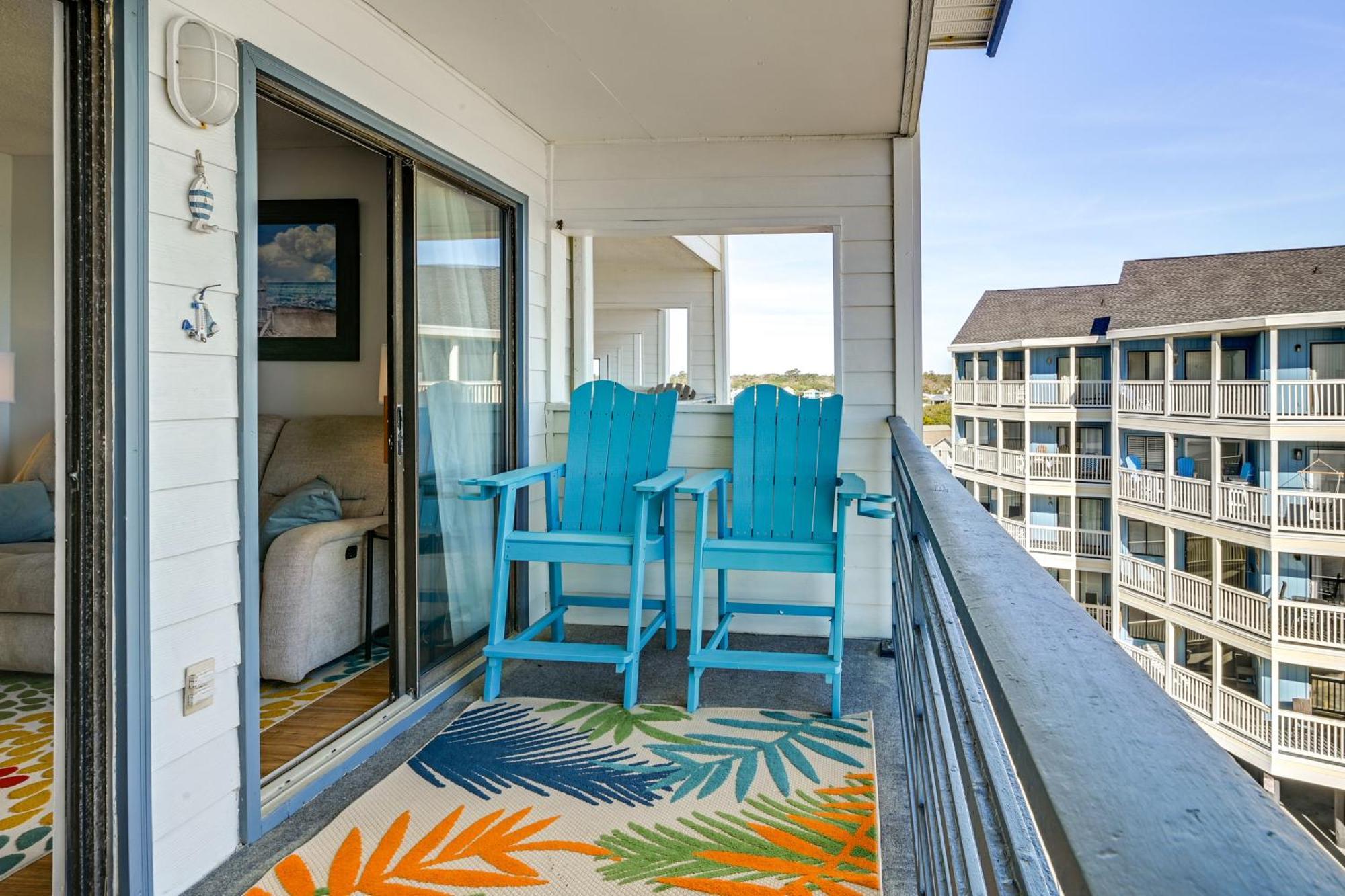 Cozy Beachfront Condo With Wifi, Views And Pool Access Myrtle Beach Bagian luar foto